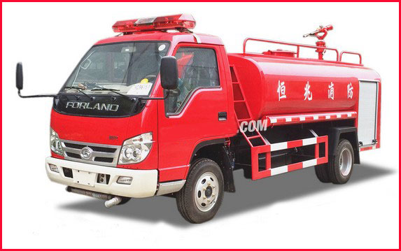 程力消防灑水車_4噸福田消防灑水車價格3
