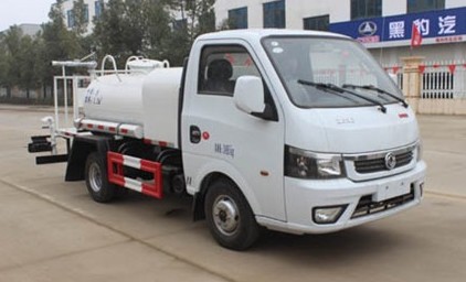 藍牌灑水車多少錢一輛_東風途逸2噸藍牌綠化灑水車廠家價格3