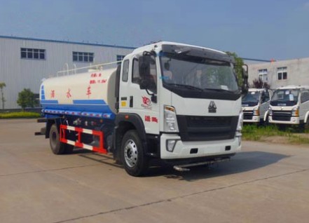15噸灑水車報價表_重汽豪沃G5X-15噸綠化灑水車廠家價格3