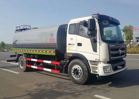 15噸灑水車大概多少錢_福田瑞沃15噸綠化灑水車廠家價格3