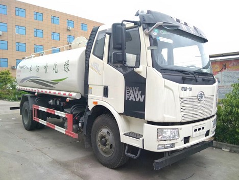 國六14方解放J6綠化灑水車廠家價格4