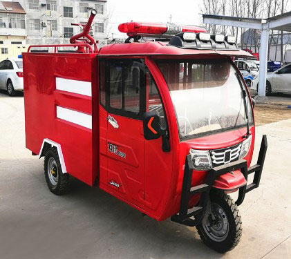 小型灑水車三輪_電動三輪消防車_電動三輪小型灑水車4