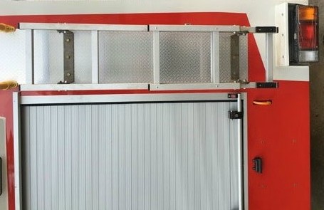 消防車折疊后爬梯3