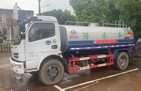 二手帶湖北戶東風福瑞卡10噸灑水車3
