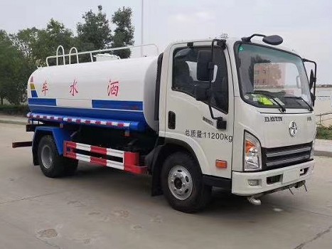 國六大運奧普力黃牌8方灑水車圖片 國六大運奧普力黃牌8方灑水車圖片