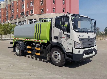8噸灑水車廠家_國六8噸福田瑞沃ES3綠化灑水車廠家價格