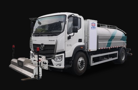 電動灑水車廠家_福田新能源純電動10方清洗車3