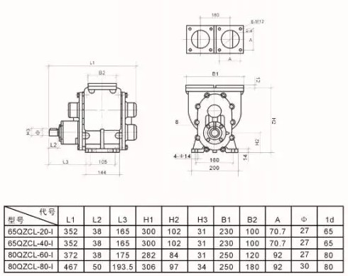 杭州威龍油罐車齒輪油泵結(jié)構(gòu)圖 杭州威龍油罐車齒輪油泵結(jié)構(gòu)圖